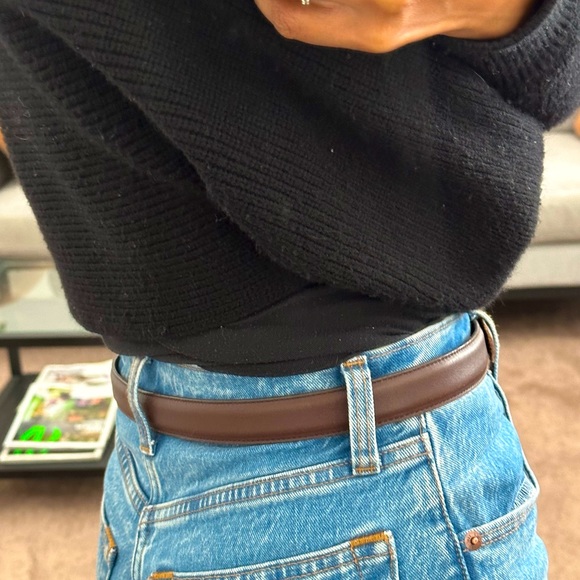 Coach vintage brown leather and gold hardware belt size S - Picture 4 of 4